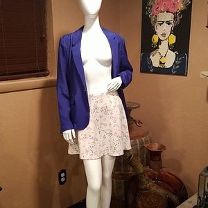 NWOT pink floral skirt